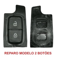 Capa Botão Borracha Chave Canivete 2 Botões Kwid Duster Sandero Logan - Reparo Essencial - imagem 4