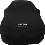 Capa Automotiva Premium para Renault Kwid: Proteção e Estilo em Tecido Helanca Lycra (Preto) - imagem 3