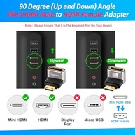 Mini Adaptador HDMI 90 Graus (2 Unidades) - Conexão L Perfeita para 8K e 4K - imagem 3