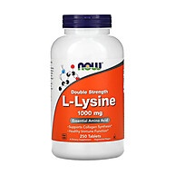 L-Lisina 1000mg Now Foods: 250 Tabs – Energia e Imunidade! - imagem 1