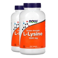 L-Lisina 1000mg Now Foods: Kit com 2 Frascos! - imagem 1