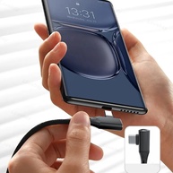 Cabo USB-C 120W Moskado: Carregamento Turbo e L-Shape! - imagem 3