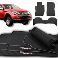 Jogo de Tapetes Emborrachados L200 Triton 2018-2021: Proteção Premium e Estilo - imagem 2