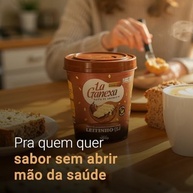 LA GANEXA Pasta De Amendoim Sabor Leitinho Black 0 450G - imagem 1