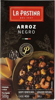 Arroz Negro La Pastina 500G - imagem 1