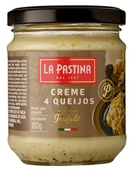 La Pastina Molho Creme Quatro Queijos Com Trufas 180G - imagem 2
