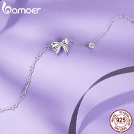 Pulseira Prata 925 Bamoer: Elegância em Laço - imagem 2