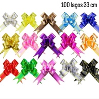 Laço Fácil 33cm: 100 Unidades e Cores! - imagem 1