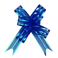 Laços de Organza Azul Escuro: 100 Unidades! - imagem 1