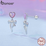 Brincos de Prata Bamoer: Elegância em Laços - imagem 2