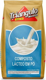 Composto Lácteo em Pó, Embalagem de 25kg, Triângulo. - imagem 1