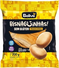 Bisnaguinha Sem Glúten Sem Lactose Sem Leite Com Vitaminas Tradicional Belive - imagem 1