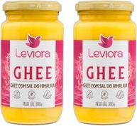 Kit 2X: Manteiga Ghee com Sal do Himalaia Sem Lactose Leviora 300g - imagem 1