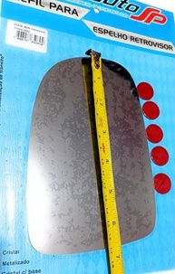 Refil Espelho Retrovisor Corsa Montana 2002-2012 Lado Esquerdo Motorista - imagem 5
