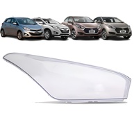 Lente Farol Hyundai HB20 2012-2019 Lado Passageiro Cristal Transparente - imagem 1