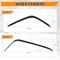 Z8 Para-Lamas Off-Road para Jeep Wrangler JK/JKU (2007-2018): Proteção e Estilo Ampliado - imagem 5