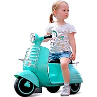 Lambreta Elétrica 6V: A Mini Moto Turquesa! - imagem 1