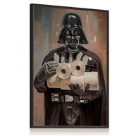 Quadro Decorativo Darth Vader Star Wars 33x43cm - Laminado Resistente para Banheiro - imagem 2