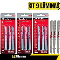 Lâminas para Serra Tico Tico MTX 75mm: Kit com 9! - imagem 1