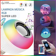 Lâmpada Bluetooth RGB: Som e Luz para sua Festa! - imagem 1
