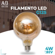 Lâmpada Filamento LED G125: Charme Retrô e Economia - imagem 1