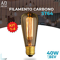Lâmpada Filamento ST64: Luz Amarela Aconchegante - imagem 1