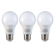 Lâmpada LED A60 Black+Decker: Kit 3, 11W, Luz Branca - imagem 1