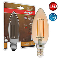 Lâmpada LED Filamento Retrô E14: Charme Vintage! - imagem 1