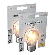 Lâmpada LED G45: 2 Unidades para um Ambiente Aconchegante - imagem 1