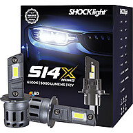 Lâmpada LED H3 Shocklight Nano: 5000 Lm e 6500K - imagem 1