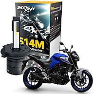 Lâmpada LED H4 Moto Shocklight: Iluminação Ultra Forte - imagem 1