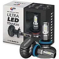 Lâmpada LED H8 Titanium 6000K: Iluminação Potente! - imagem 1
