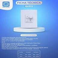 Controle de Ventilador e Lâmpada Qualitronix QV372 – Controle Remoto Inteligente para Ambientes Conectados - imagem 4