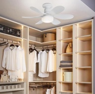 Ventilador de Teto com Controle Remoto, 3 Velocidades, Lâmpada LED Silenciosa, Design Moderno - imagem 2