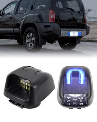Ilumine Sua Nissan Navara: Kit Lâmpadas LED Placa Branca (2007-2019) - imagem 1