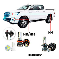 Lâmpadas LED Y3 para Toyota Hilux 2019-2020: 22000 Lumens - imagem 1