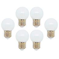 Lâmpadas Mini Bulbo LED 1W E27 127V: 6 Unidades com 90% de Economia - imagem 1
