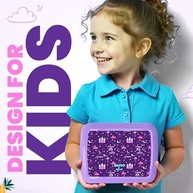 YOLAY Bento Box Infantil 5 Compartimentos - Design Princesa Roxo | Lancheira Divertida e Saudável - imagem 3