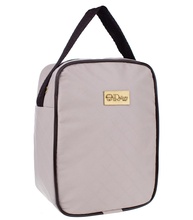 Bolsa Térmica Infantil com Alça – Ideal para Mamadeira, Lancheira ou Marmita (Bege) - imagem 1