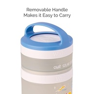 Whiskware Recipientes Empilháveis com Tema do Sistema Solar - 3 Copos para Lanches Escolares e Viagens - imagem 3
