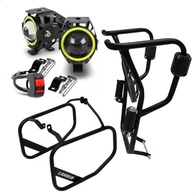 Kit Essencial Yamaha Lander 2019: Protetor de Motor, Afastador de Alforjes e Farol LED Potente - imagem 2