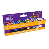 Lantejoulas Estrelinha Metálica 6 Cores - Colormake 7002 - imagem 1