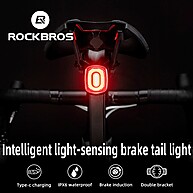 Lanterna Bike Rockbros: Freio + Luz Traseira - imagem 1