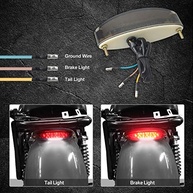 Lanterna Traseira LED Fumê NTHREEAUTO Universal para Moto e ATV - Freio e Placa - imagem 4