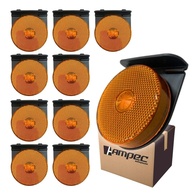 Lanterna Lateral LED Carreta: Kit 10 Amarela G - imagem 1