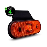 Lanterna Lateral LED Carreta: Kit 4 Facchini Âmbar - imagem 1