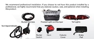 Kit Luz LED Club Car Precedent Deluxe: Farol, Lanterna, Seta e Buzina - Upgrade Completo! - imagem 4