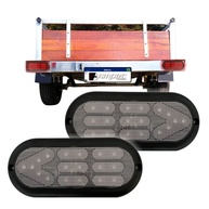 Lanterna LED para Carreta e Reboque 12V/24V - Par Cristal - imagem 1