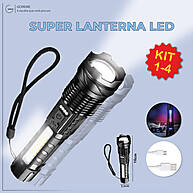 Lanterna Tática LED 20.000 Lumens: Ilumine Seu Mundo! - imagem 1