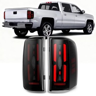 Conjunto de Lanternas Traseiras LED Fumê com Animação para Chevy Silverado 2500HD/3500HD (2007-2014) - imagem 1
